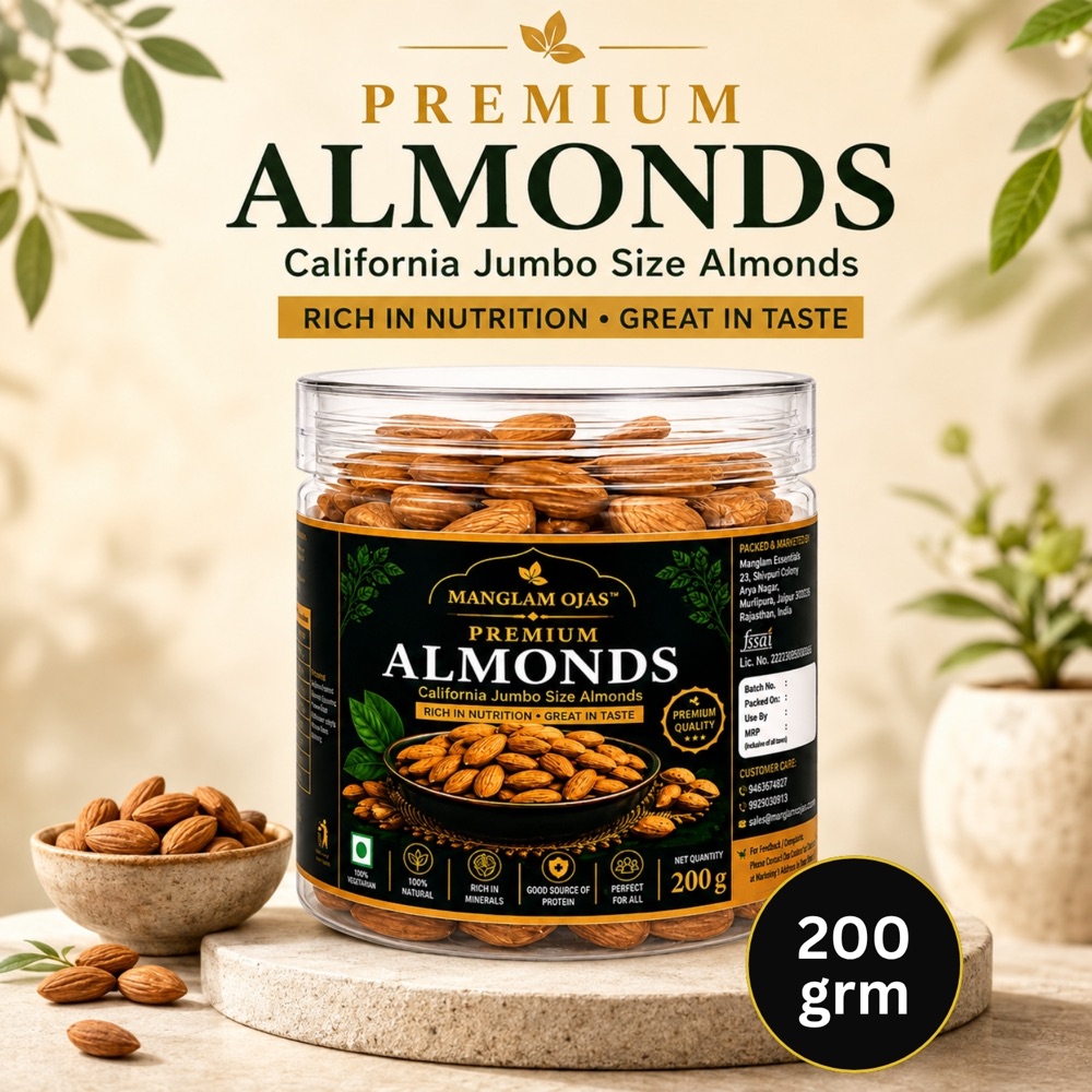 California Jumbo Almonds, 200 g